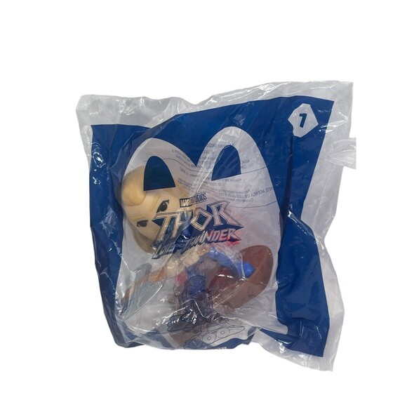 McDonald’s 2022  Thor Love and Thunder Movie Happy Meal Toys Thor #1 #5 #7 - Picture 5 of 10